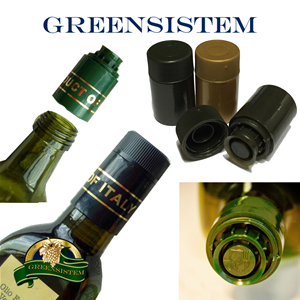 Greensistem: TAPPO ANTIRABBOCCO VERDE 31,5 MM CF. 100/PZ C/SALVAGOCCIA 