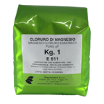 CLORURO MAGNESIO KG. 1 - BUSTA E511 - PURO - USO ALIMENTARE