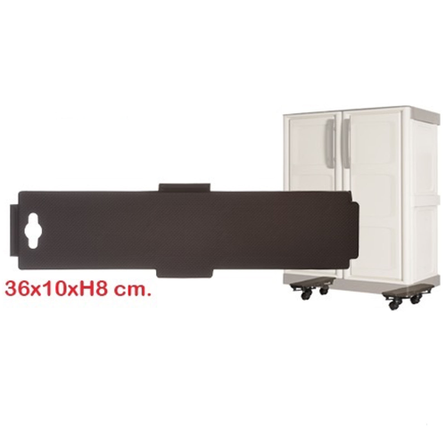 CARRELLO SPOSTA MOBILI RETTANGOLARE PZ. 1 PORT. 170 KG. 36X10X8