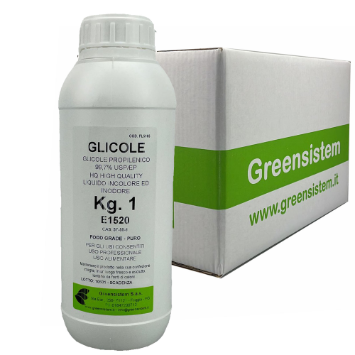 GLICOLE PROPILENICO - OFFERTA 11 FLACONI DA KG. 1 - 99,7% USP/EP