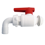 RUBINETTO GRANDE PLASTICA 3/4" CON CURVA
