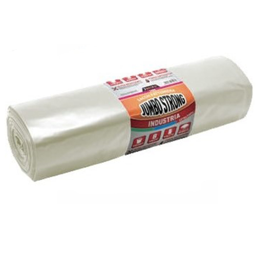 BUSTE PATTUMIERA BRIXO JUMBO 93X110 CF. 8/PZ TRASPARENTE