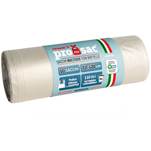 BUSTE PATTUMIERA PROXSAC CF.10/PZ 70X120 NEUTRE