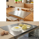 SPIANATOIA INOX 49 X 34,5 - PROFESSIONALE PER USO DOMESTICO - X-BOARD